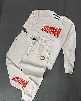 Conjunto Moletom Jordan Flight MVP Graphic Fleece Gola Careca