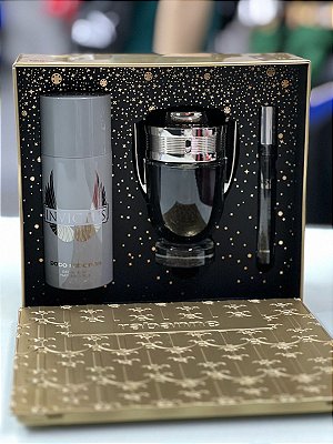 Kit Invictus 100ml + Desodorante 150ml + Travel Spray 10ml
