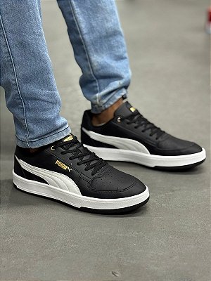 TÊNIS PUMA CAVEN 2.0 PRETO GOLD