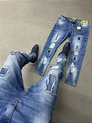 CALÇA JEANS JOGADOR PREMIUM(7865)