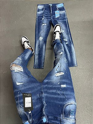 CALÇA JEANS JOGADOR PREMIUM (Brow-78023)