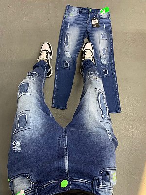 CALÇA JEANS JOGADOR PREMIUM(3848)