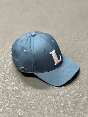 Boné Lacoste de Beisebol com Bordado 3D Azul Céu