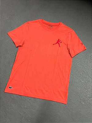 Camiseta Lacoste Tennis x Novak Djokovic Laranja