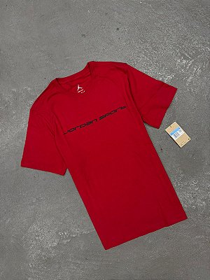 Camiseta Jordan Sport Crew Vermelha