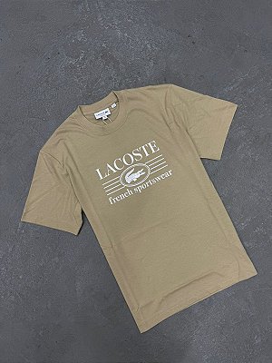 Camiseta Lacoste  French Sportswear Bege