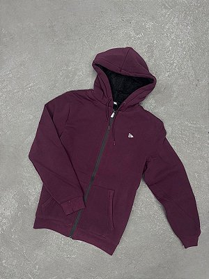 Moletom New Era Essentials Sazonal Fur Branded Vinho