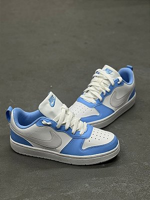 Tênis Nike Court Borough Low Recraft Azul Céu/Branco
