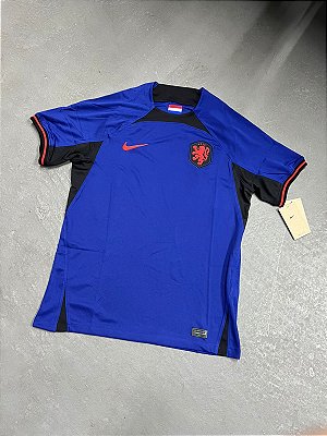 Camisa Nike Holanda II 2022/23 Torcedor Pro Azul