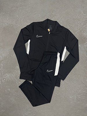 Conjunto Nike Dri-FIT Academy 2025 (Preto/Branco)