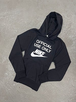 Moletom Nike Nsw Club Ft Official Preta