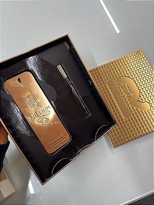 Kit Perfume Rabanne 1 Million Eau de Toilette 200 ml + Miniatura 10 ml