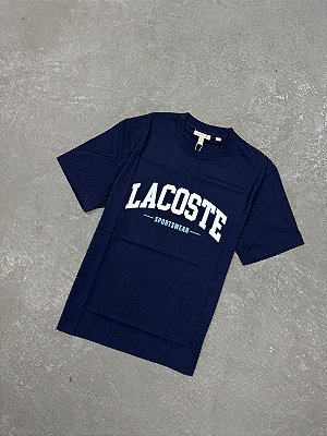 CAMISETA LACOSTE SPORTSWEAR AZUL MARINHO