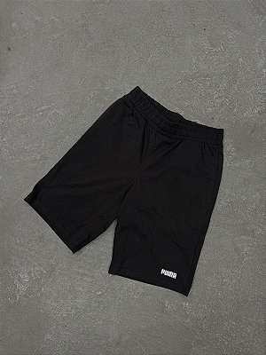 Short Puma Essentials Logo Jersey 10 Preto