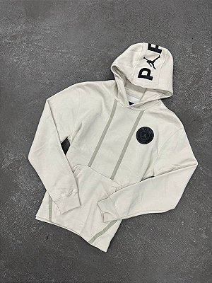 Moletom Jordan PSG Fleece Branco Gelo