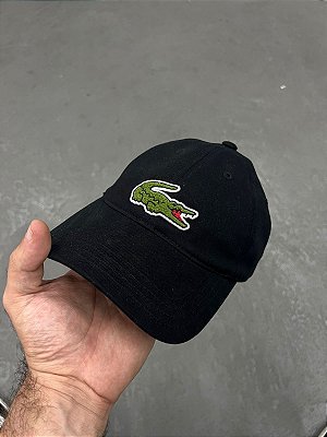 Boné Lacoste Big Croc 2025 Preto