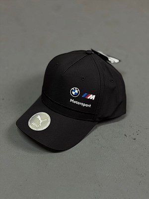 Boné Puma Aba Curva BMW M Motorsport Preto