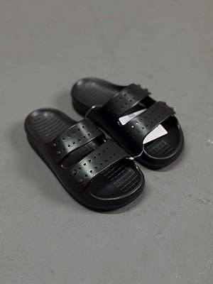Chinelo Lacoste Serve Strap Preto