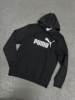 Moletom Puma com Capuz Essentials No. 1 Logo Preta