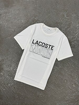CAMISETA LACOSTE ALL AROUND BRANCA