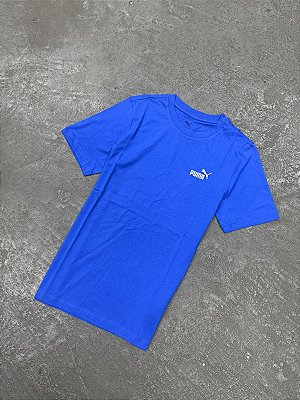 CAMISETA PUMA ICON BORDADO AZUL ROYAL