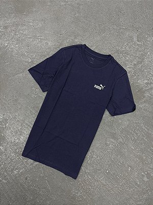 CAMISETA PUMA ICON BORDADO AZUL MARINHO