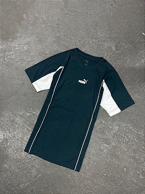 Camiseta Puma De Manga Curta Sport Verde