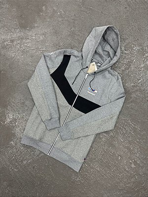 JAQUETA PUMA MOTORSPORT BMW ZIPER CINZA