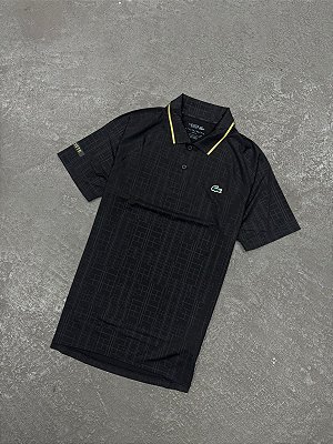 POLO LACOSTE SPORT NOVAK DJOKOVIC PRETA