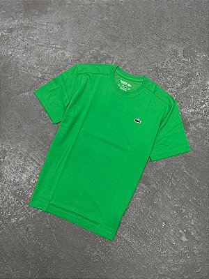 CAMISETA LACOSTE SPORT QUICK DRY VERDE