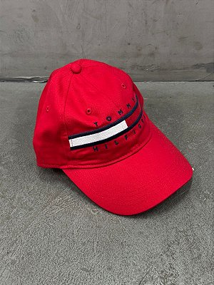 Boné Tommy Hilfiger Beisebol Avery Vermelho
