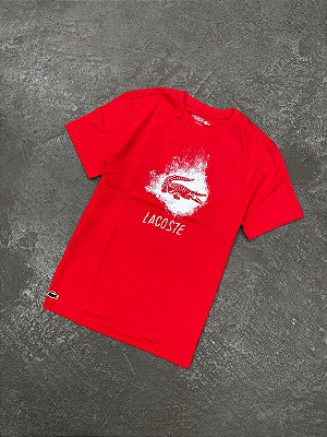 CAMISETA LACOSTE SPORT ULTRADRY VERMELHA