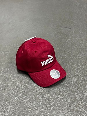 Boné ESS No.1 Logo Baseball Vermelho Escuro