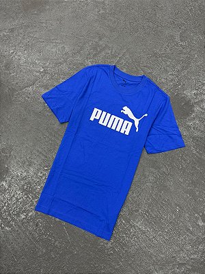 CAMISETA PUMA BIG LOGO AZUL ROYAL