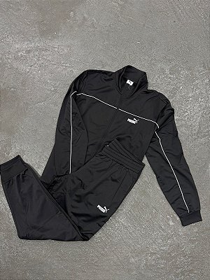 Conjunto Puma Poly Piping Preta