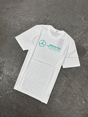 Camiseta Adidas Mercedes DNA Graphic Tee Branca