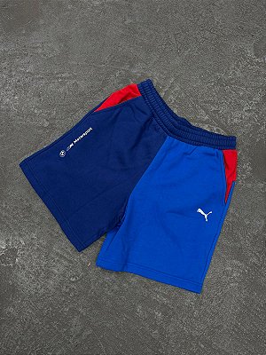 Bermuda Puma BMW MMS ESS (Azul Royal/Vermelho)
