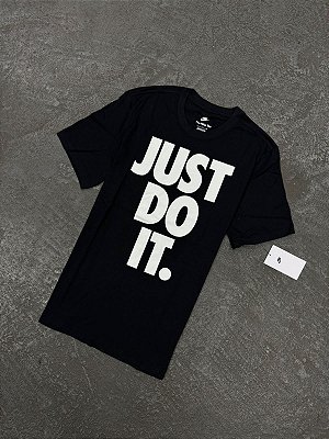 CAMISETA NIKE M NSW TEE JUST DO IT FS PRETA