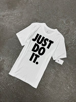 CAMISETA NIKE M NSW TEE JUST DO IT FS BRANCA