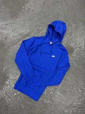 Moletom Nike Club Fleece Masculino - Azul Royal