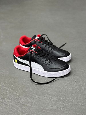 Tênis Puma Ferrari Caven 2.0 S/Caixa (Preto/Branco)