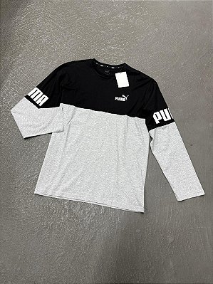 CAMISETA MANGA LONGA PUMA POWER COLORBLOCK LS TEE