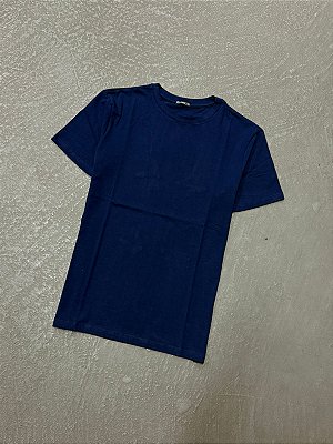 Camiseta Ermek Slim Fit Basic (Azul Marinho)