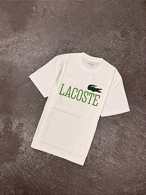 Camiseta Lacoste Drawing ( Branca )