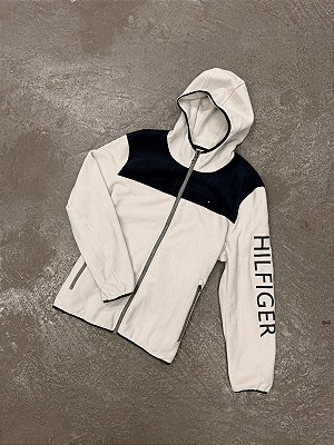 Jaqueta Tommy Hilfiger Fleece Full Zip (Cinza Gelo)