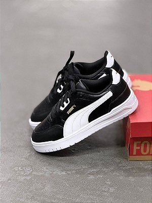 Tênis Puma Shuffle Downtown Sneakers (Preto/Branco)