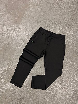 Calça Lacoste de Agasalho Respiráveis Preta