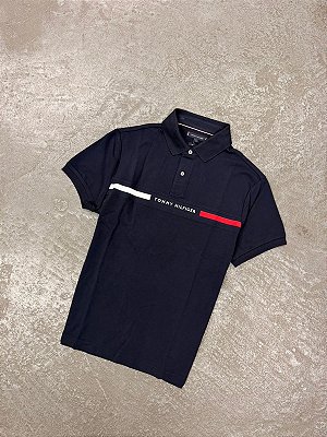 Polo Tommy Hilfiger Chest Insert Desert Sky