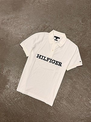 Polo Tommy Hilfiger Americana Letreiro (Branca)