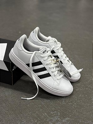 TÊNIS ADIDAS GRAND COURT 2.0 (BRANCO / PRETO)